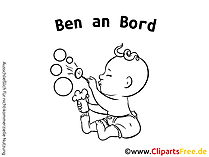 Aufkleber Baby mit unseren Cliparts selber gestalten