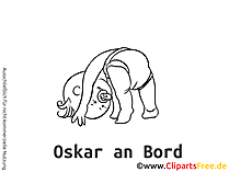 Aufkleber Baby mit unseren Cliparts selber machen