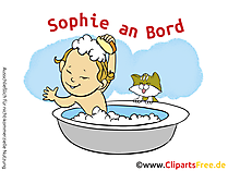 Auto Babyaufkleber selbst gestalten