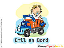 Autoaufkleber Baby an Bord selbst gestalten