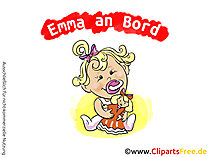 Autoaufkleber Baby mit unseren Cliparts selbst gestalten