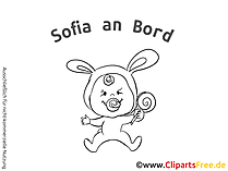 Autoaufkleber Baby on Board selbst gestalten mit unseren Cliparts