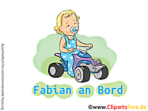 Autoaufkleber selbst gestalten mit unseren Cliparts