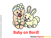 Baby an Bord Aufkleber selbst gestalten