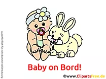 Baby an Bord Aufkleber selbst gestalten
