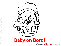 Baby An Bord selbst machen mit unseren Grafiken