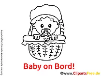 Baby An Bord selbst machen mit unseren Grafiken