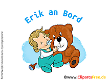 Baby autoaufkleber selbst gestalten mit unseren Cliparts