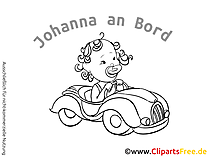 Baby on Board Aufkleber kostenlos selbt gestalten