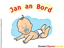 Baby on Board Aufkleber selbst gestalten mit unseren Cliparts