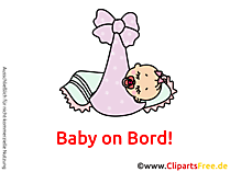 Baby on Board Aufkleber selbst machen