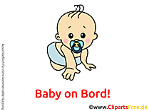 Baby on Board Clip Art, Pic, Cartoon