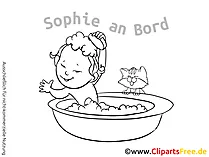 Baby on Board Sticker selbst machen