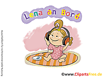 Baby on Tour Aufkleber selbst gestalten