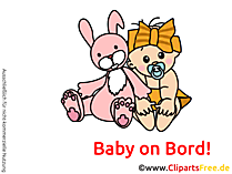 Babyaufkleber Auto selbt gestalten mit unseren Bildern