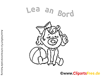 Babyaufkleber mit unseren Grafiken selbst gestalten