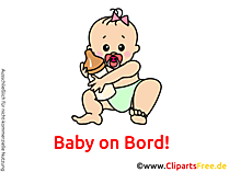 Clipart Baby on Board