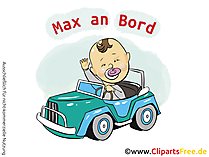 Individuelle Autoaufkleber Baby selbst gestalten