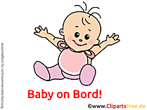Lachendes Baby Bild, Clipart, Grafik
