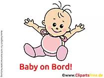 Lachendes Baby Bild, Clipart, Grafik