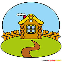 Clipart ng Larawan ng Farmhouse