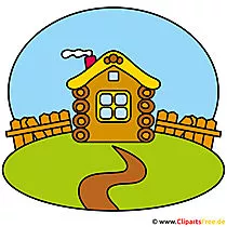 Farmhouse picture clipart