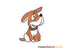 Cartoonhund Clipart, Illustration, Bild kostenlos