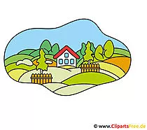 Dorf Bild Clipart kostenlos