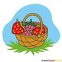 Erdbeeren Bild Clipart gratis