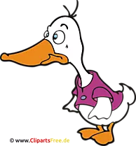 Gans auf dem Bauernhof Clipart, Bild, Cartoon