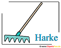 Gartenwerkzeug Clipart Harke
