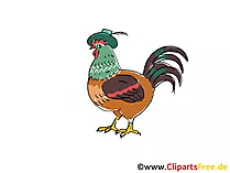 Huhn Clipart, Bild, Cartoon gratis