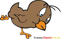 Küken braun Clipart, Bild, Cartoon, Grafik, Illustration