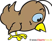 Küken schwarz Clipart, Bild, Cartoon, Grafik, Illustration