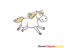 Laufendes Pferd Bild, Clipart, Cartoon