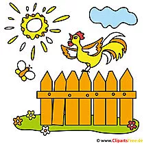 Morgen Bild Clipart gratis