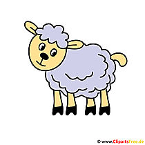 Schaf Bild Clipart gratis