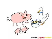 Tiere Bauernhof Cliparts