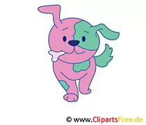 Welpe Bild, Clip Art, Image, Grafik, Illustration gratis