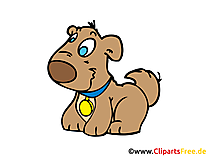 Welpe Clipart, Bild, Comic, Cartoon gratis