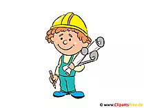 Architektor Bild, Cartoon, Clipart kostenlos