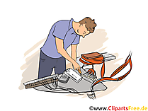 Elektroniker Clipart, Bild, Grafik zum Thema Ausbildungsberufe