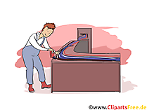 Elektroniker für Automatisierungstechnik Clipart, Bild, Grafik zum Thema Ausbildungsberufe