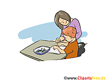 Erzieherin Bild, Clipart, Grafik zum Thema Ausbildungsberufe)