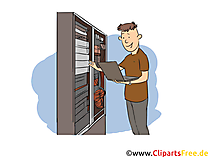 Fachinformatiker Clipart, Bild, Grafik zum Thema Ausbildungsberufe