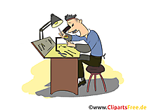 Goldschmied Clipart, Bild, Grafik zum Thema Ausbildungsberufe