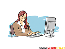 Handelsfachwirt Clipart, Bild, Grafik zum Thema Ausbildungsberufe