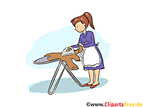 Hauswirtschafter Clipart, Bild, Grafik zum Thema Ausbildungsberufe