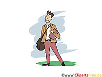 Industriekaufmann Clipart, Bild, Grafik zum Thema Ausbildungsberufe