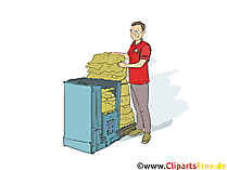 Kaufmann im Einzelhandel Clipart, Bild, Grafik zum Thema Ausbildungsberufe